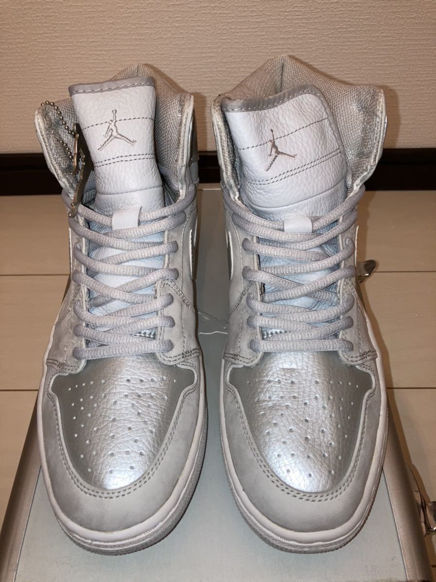 NIKE AIR JORDAN 1 2001 ナイキ エアジョーダン1 2001エディション 銀 アタッシュケース US9.5 27.5cm デッドストック