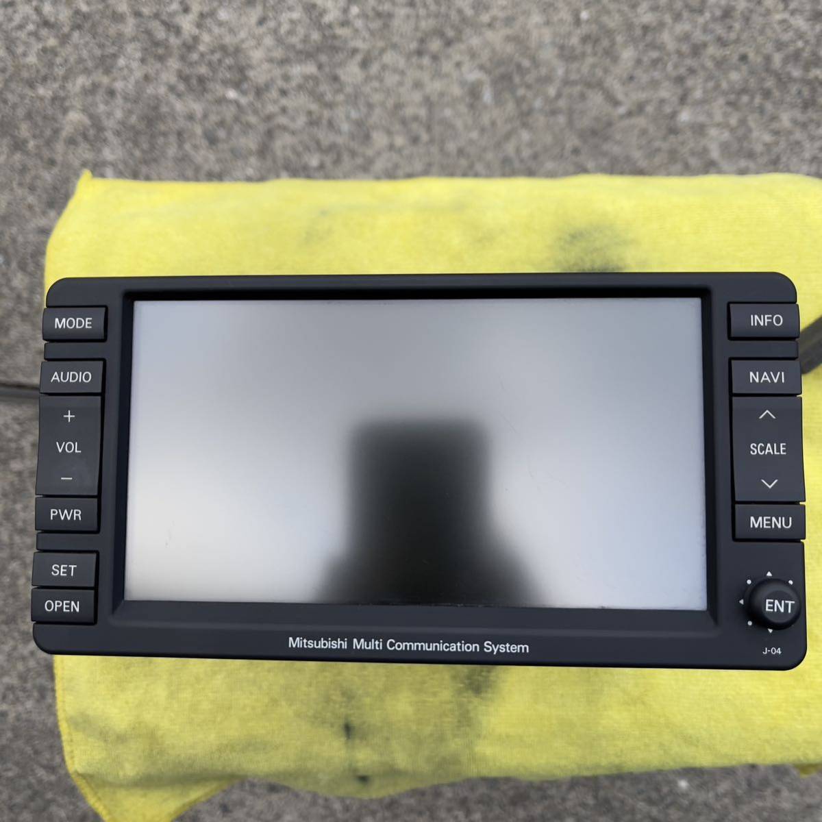 三菱 純正 ナビ HDDナビ MMCS J-04 ランエボ10 ランサー