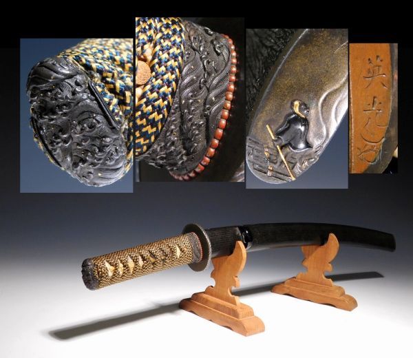 ◇◇ 優品 豆－32 短刀銅鍔＋切羽 時代物◇◇ 【公式通販】