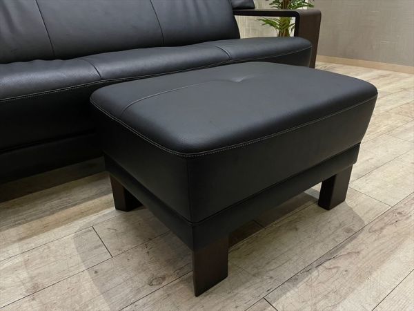新春セール中 カリモク家具 チターノ ダンテ 3人掛けソファ 本革製