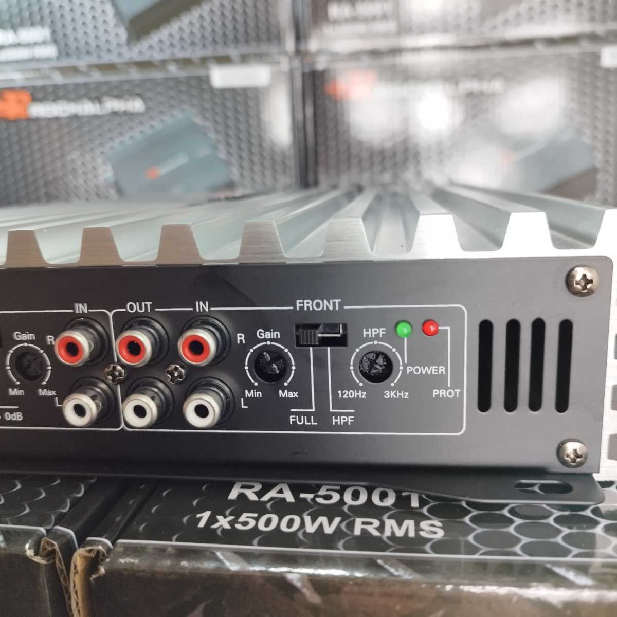 ハイパワー 高音質 Rockalpha RA604 4ch AB級 アンプ カーオーディオ