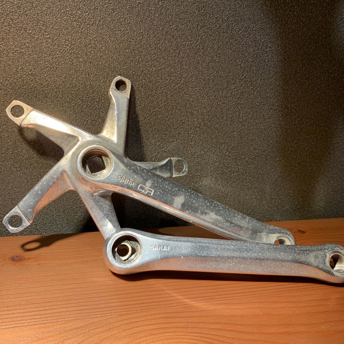 SR SAKAE JAPAN クランク　チェーンリング付き