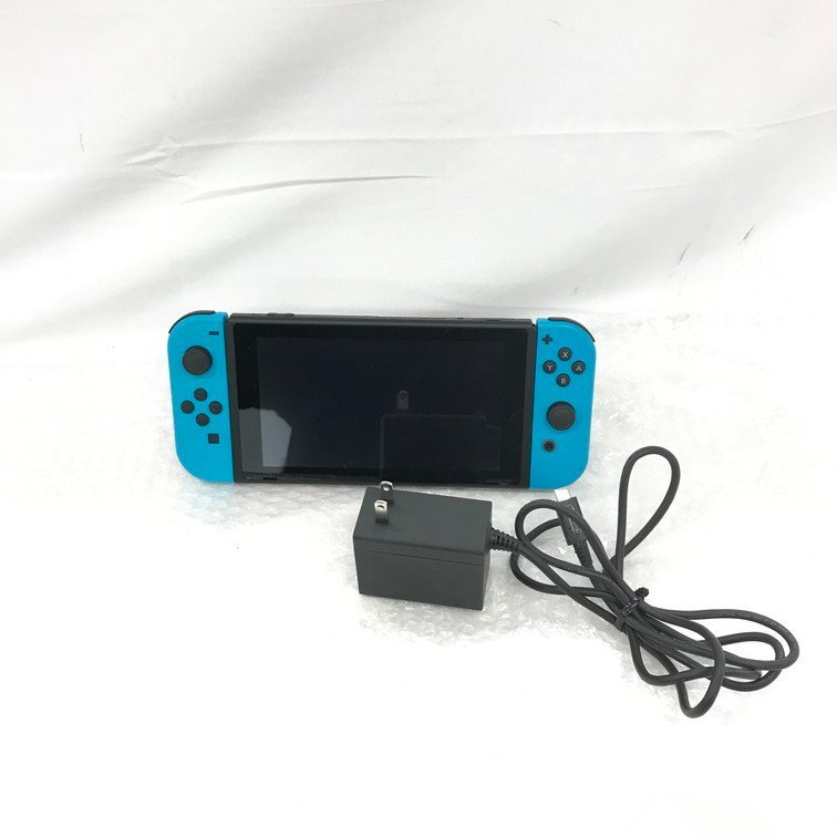 【BCBA5062】任天堂 スイッチ　ニンテンドー Nintendo Switch HAC-001 青 Blue 初期化済み