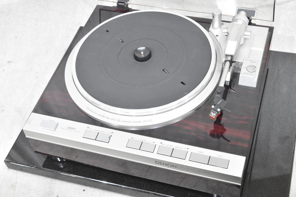 DENON デノン ターンテーブル レコードプレーヤー DP-47F