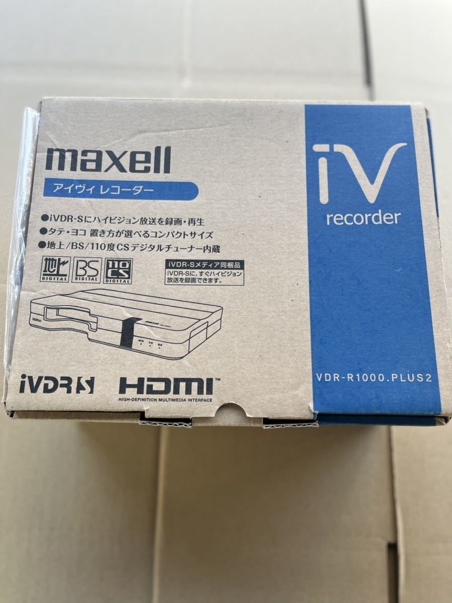 maxell マクセル VDR-R1000 アイヴィ レコーダー チューナー 500GB