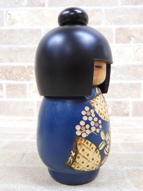 内閣総理大臣賞受賞作家作品 芳春 かずを作 こけし 工芸品/置物/木製