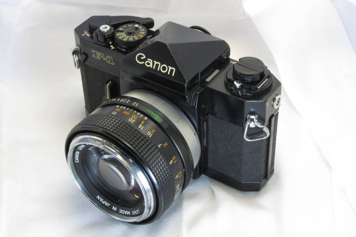 簡易動作確認済 キャノン Canon F-1 前期 ＋ FD 28mm F3.5 Canon F-1 前期型 FD55mm 1:1.2 大口径レンズ付き キャノン 【公式通販】