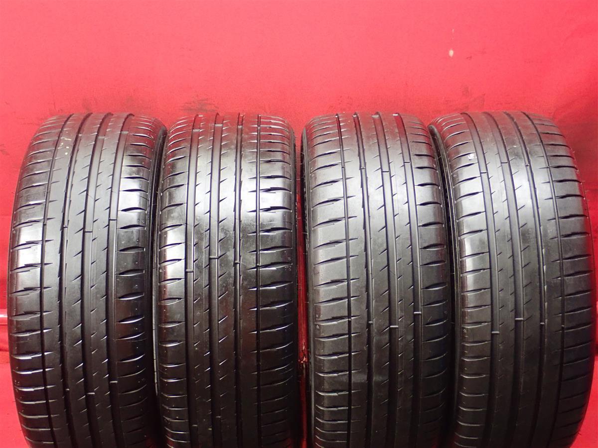 中古タイヤ 205/50R17 93W 4本セット ミシュラン パイロット スポーツ 4 MICHELIN PILOT SPORT 4 9分山 アクセラ セレナ 307CC