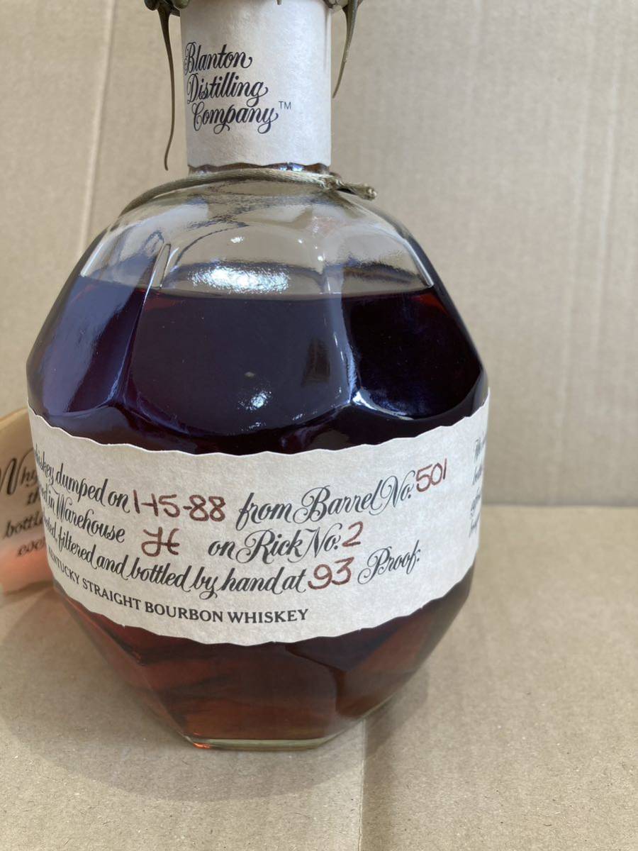 未開栓】Blanton KENTUCKY STRAIGHT-BOURBONブラントン バーボン