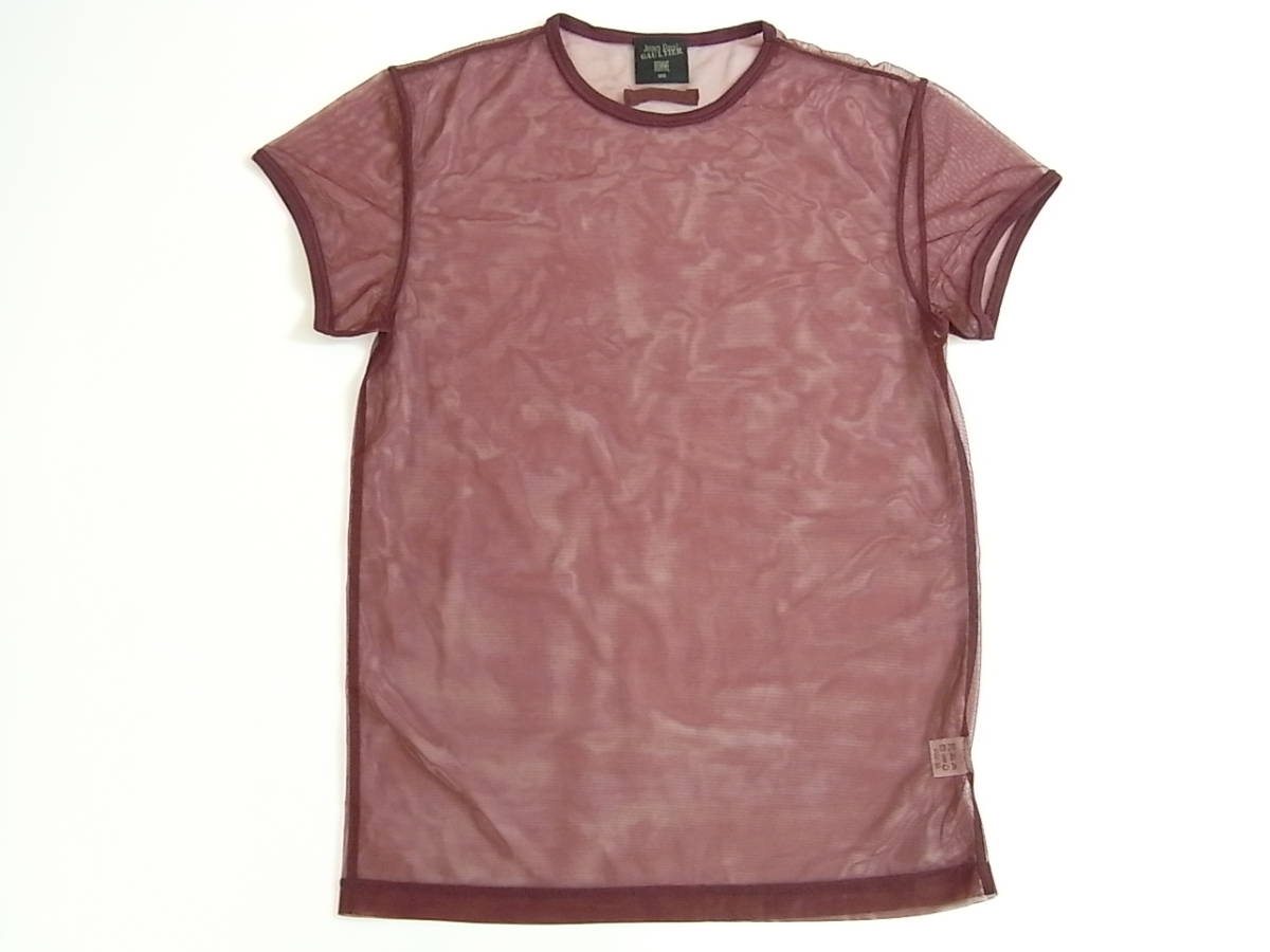 JEAN PAUL GAULTIER HOMME パワーネットtシャツ 7分 レーヨン ゴルチエ