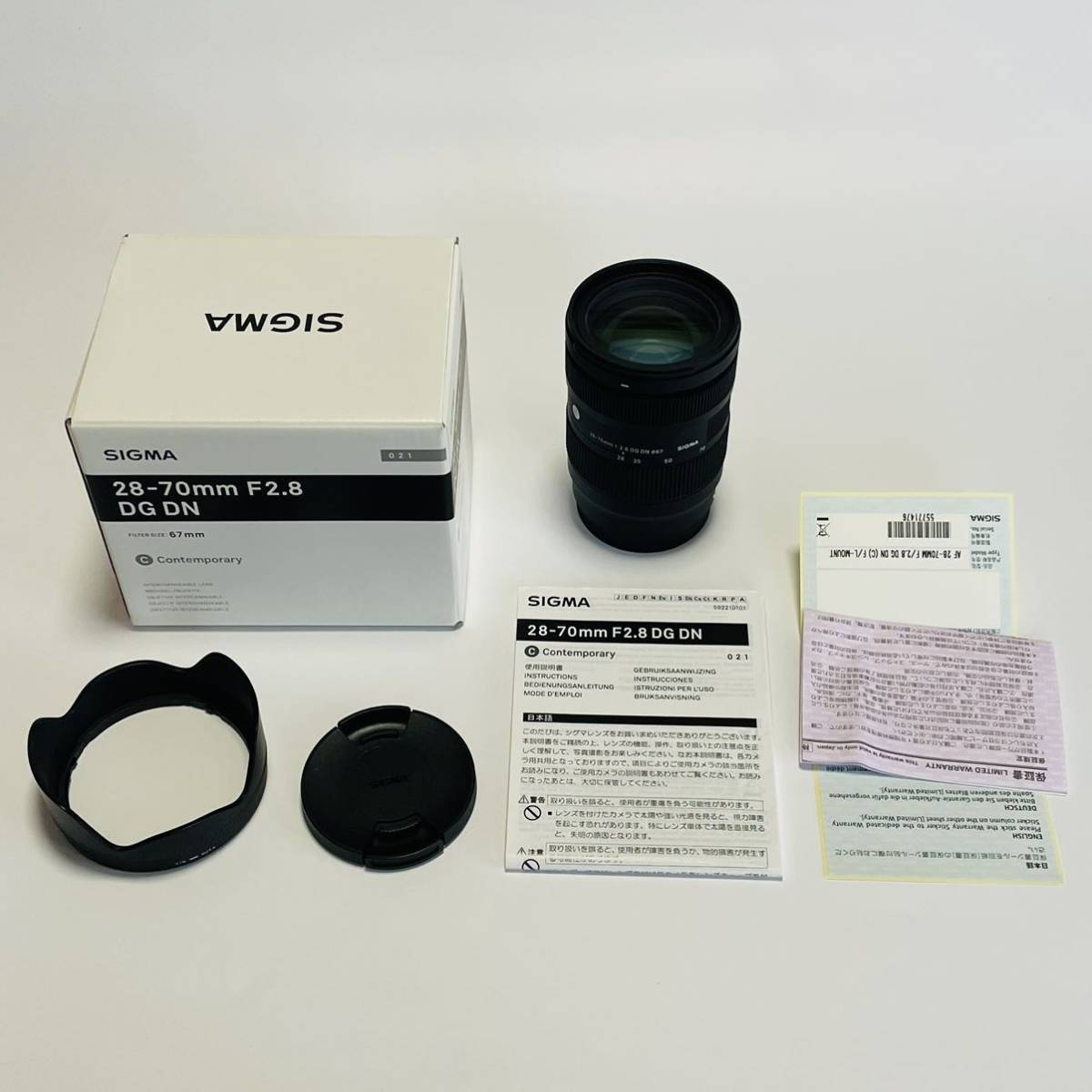 SIGMA 28-70mm f2.8 DG DN | Contemporary 【Lマウント】 28-70mm DG