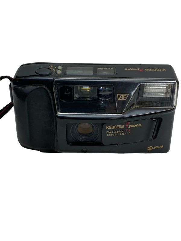 フィルムカメラ KYOCERA T-Scope Carlzeiss Tessar35mmF2.8 KYOCERA 京セラ コンパクトフィルムカメラ T scope Carl Zeiss T