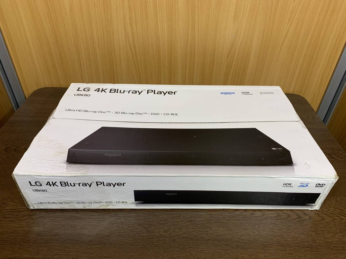 52) ★1円～ LG 4K ブルーレイプレーヤー UBK80 Blu-ray Player