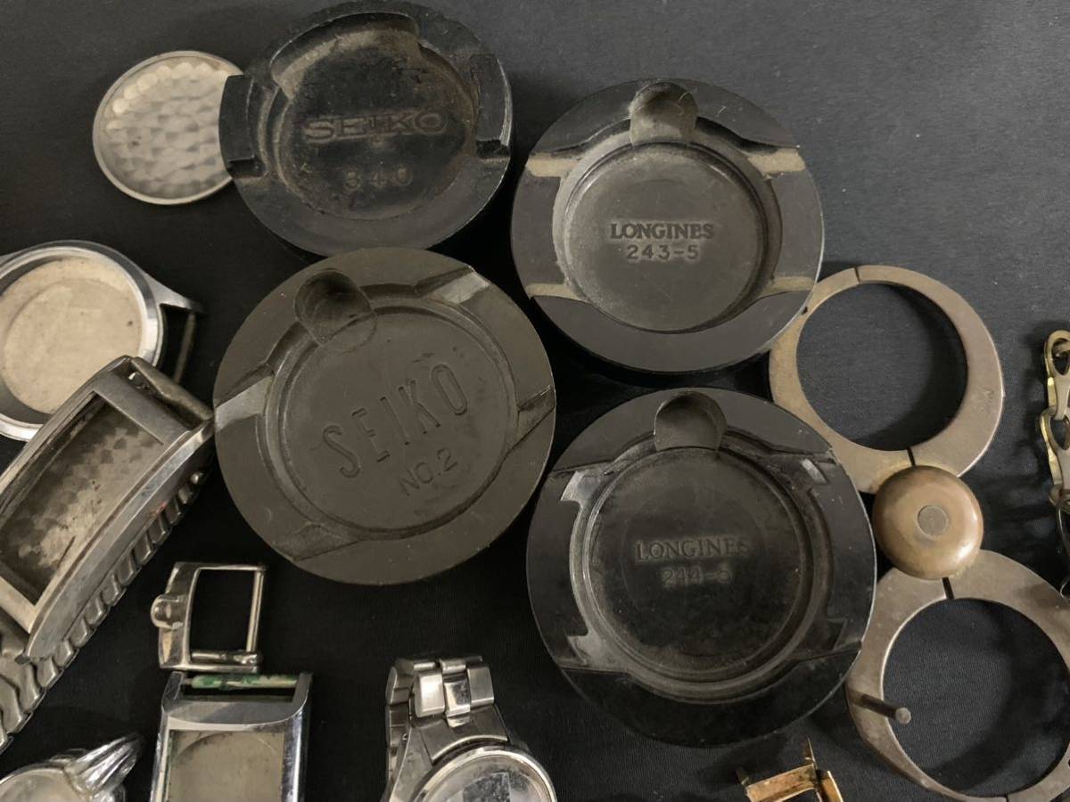 1円スタート!!時計部品どっさりまとめて SEIKO LONGINES 金報國 etc