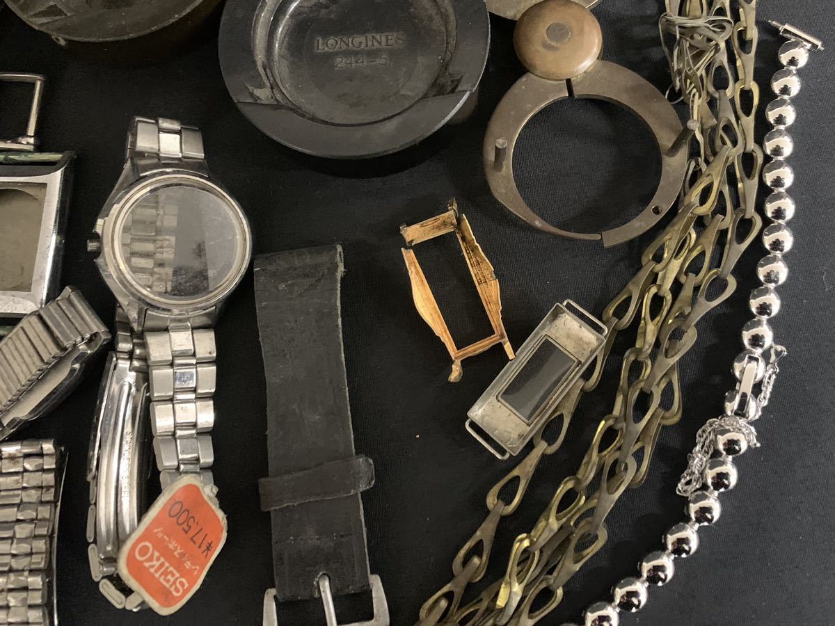 1円スタート!!時計部品どっさりまとめて SEIKO LONGINES 金報國 etc