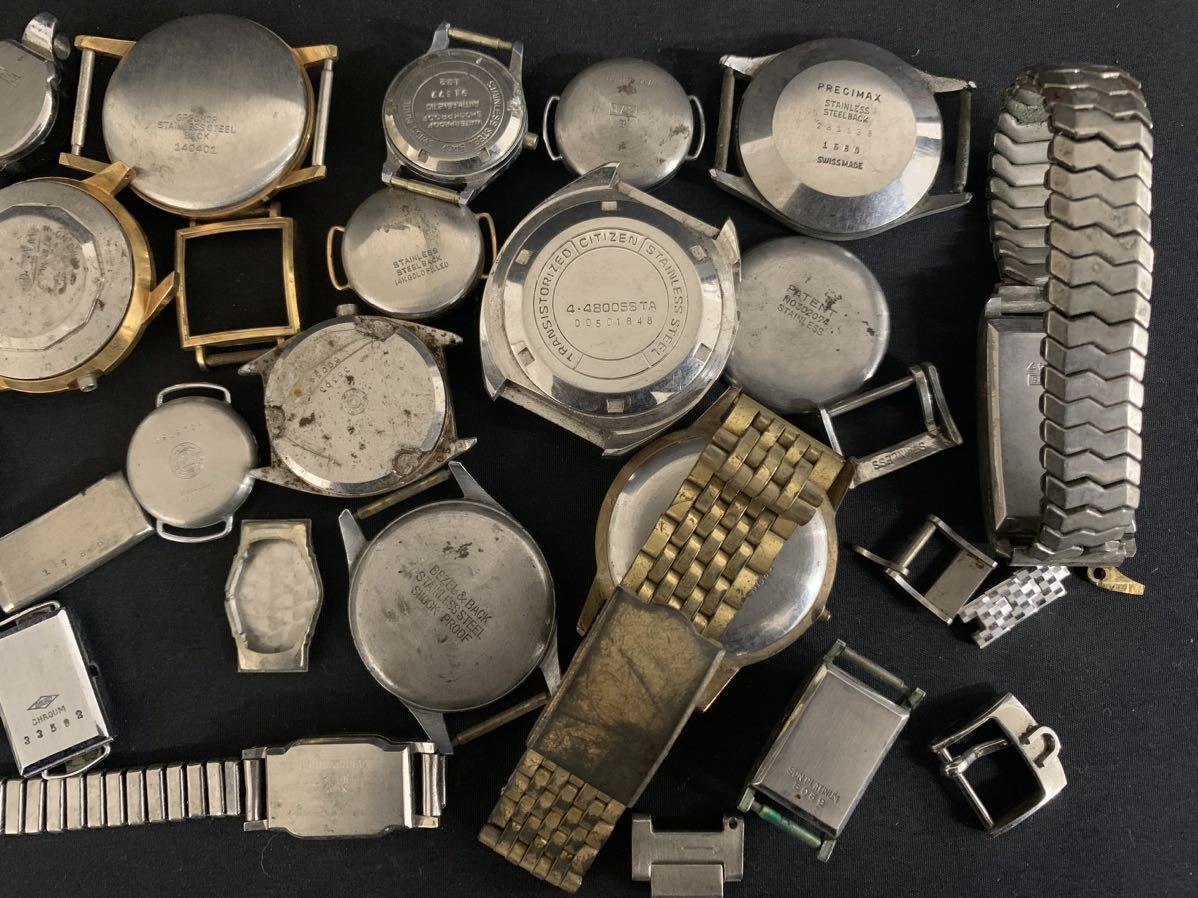 1円スタート!!時計部品どっさりまとめて SEIKO LONGINES 金報國 etc