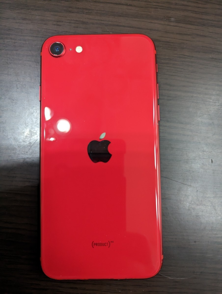 iPhone se2 64GB レッド バッテリー100% iPhone 64GB SE2 ジャンク