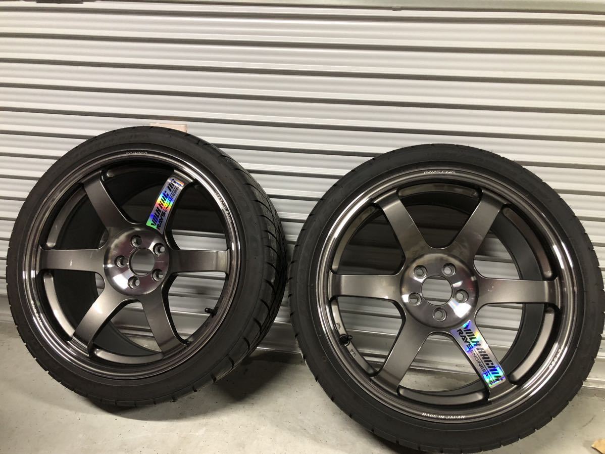 RAYS レイズ TE37 SAGA SL 18インチ 9.5J +45 PCD100 GR86 BRZ 86等 