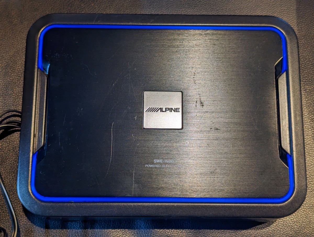 アルパイン ALPINE SWE-1500 サブウーハー サブウーファー パワード