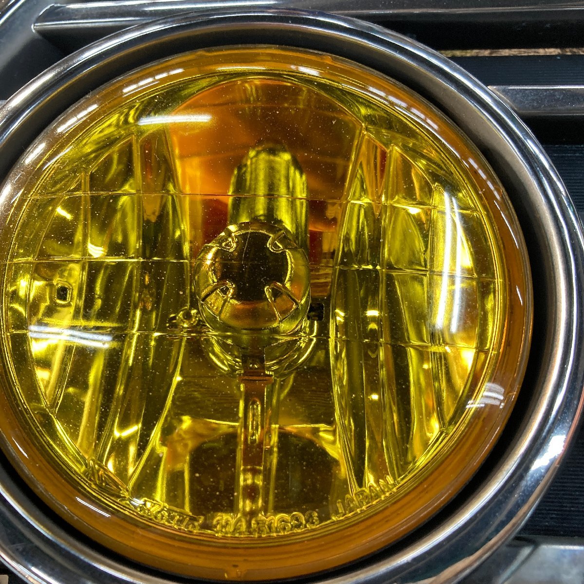 ミラジーノ l700s フロントグリル イエローフォグランプ付き スイッチ