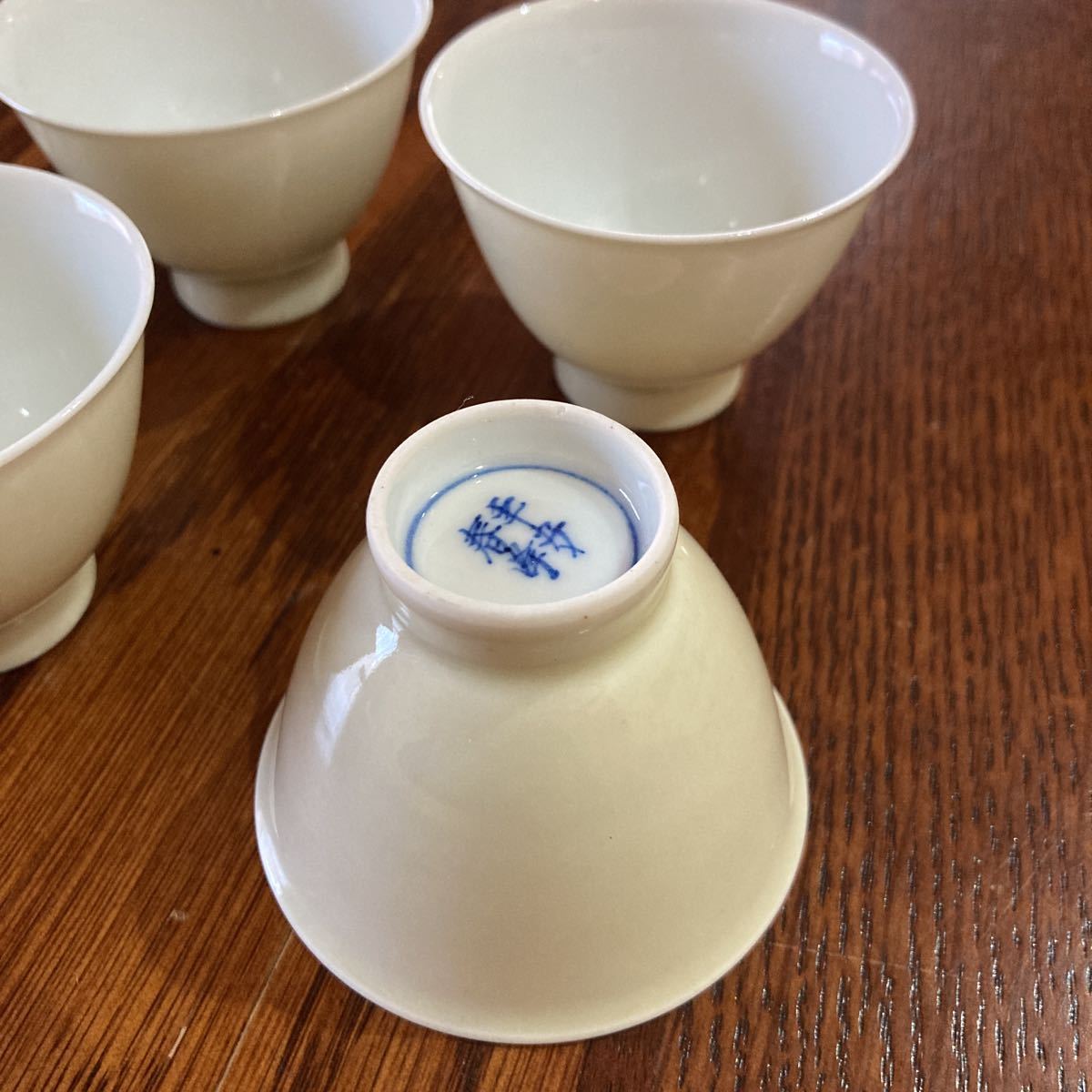 京焼 煎茶道具 平安春峰 茶器 煎茶碗 煎茶器 6客 黄交趾