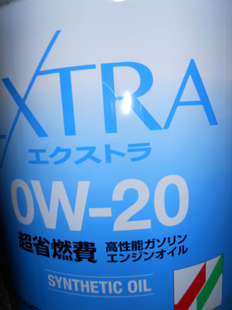 値上げ前ラスト！送料無料☆交換ステッカー５枚付！0W-20合成油ダイハツ純正エンジンオイルアミックスエクストラ20L缶新品未開封正規品