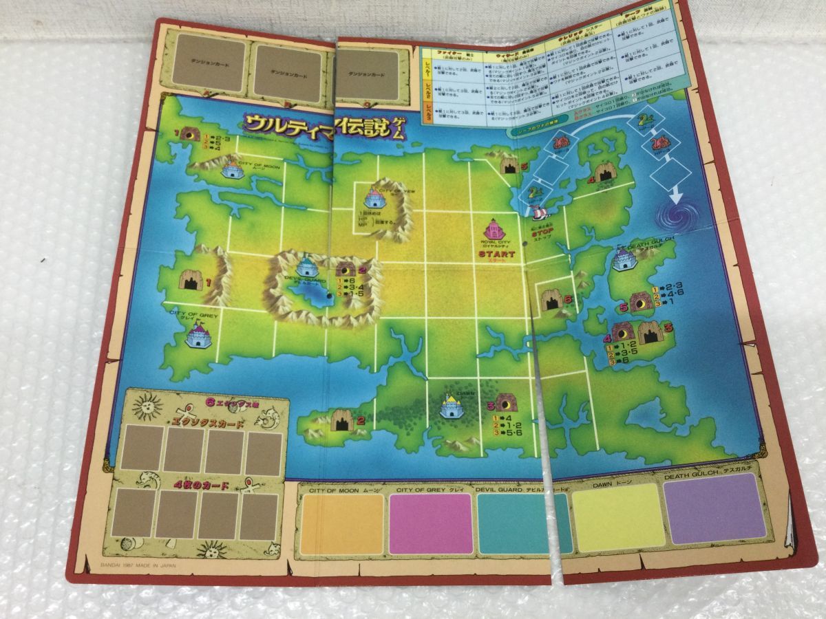 営MR670-60 当時物 パーティジョイ82 ウルティマ伝説ゲーム ボード 