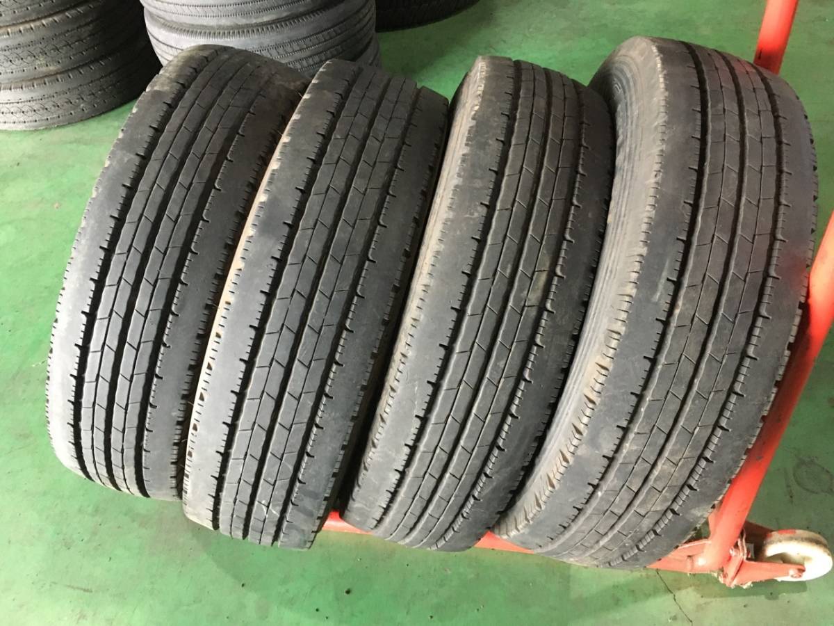 x183-3-3 ☆205/75R16 中古4本！ ダンロップ SPLT50 2018年製 残溝8mm k60 ダンロップ 205／75r16 SP LT03MM MAXX ミックス溝