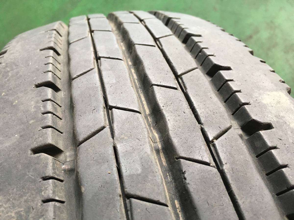 x183-3-3 ☆205/75R16 中古4本！ ダンロップ SPLT50 2018年製 残溝8mm k60 ダンロップ 205／75r16 SP LT03MM MAXX ミックス溝