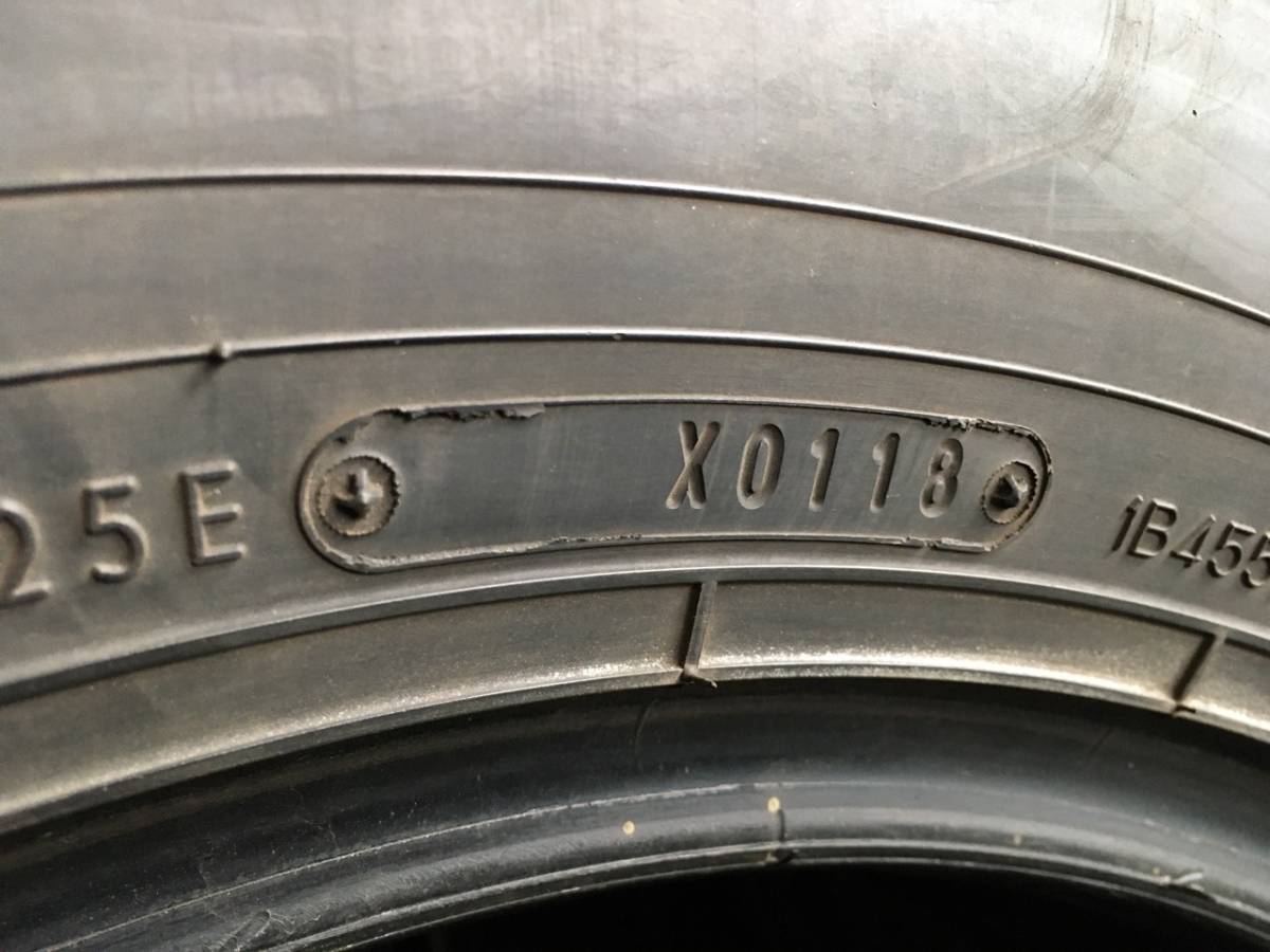 x183-3-3 ☆205/75R16 中古4本！ ダンロップ SPLT50 2018年製 残溝8mm k60 ダンロップ 205／75r16 SP LT03MM MAXX ミックス溝