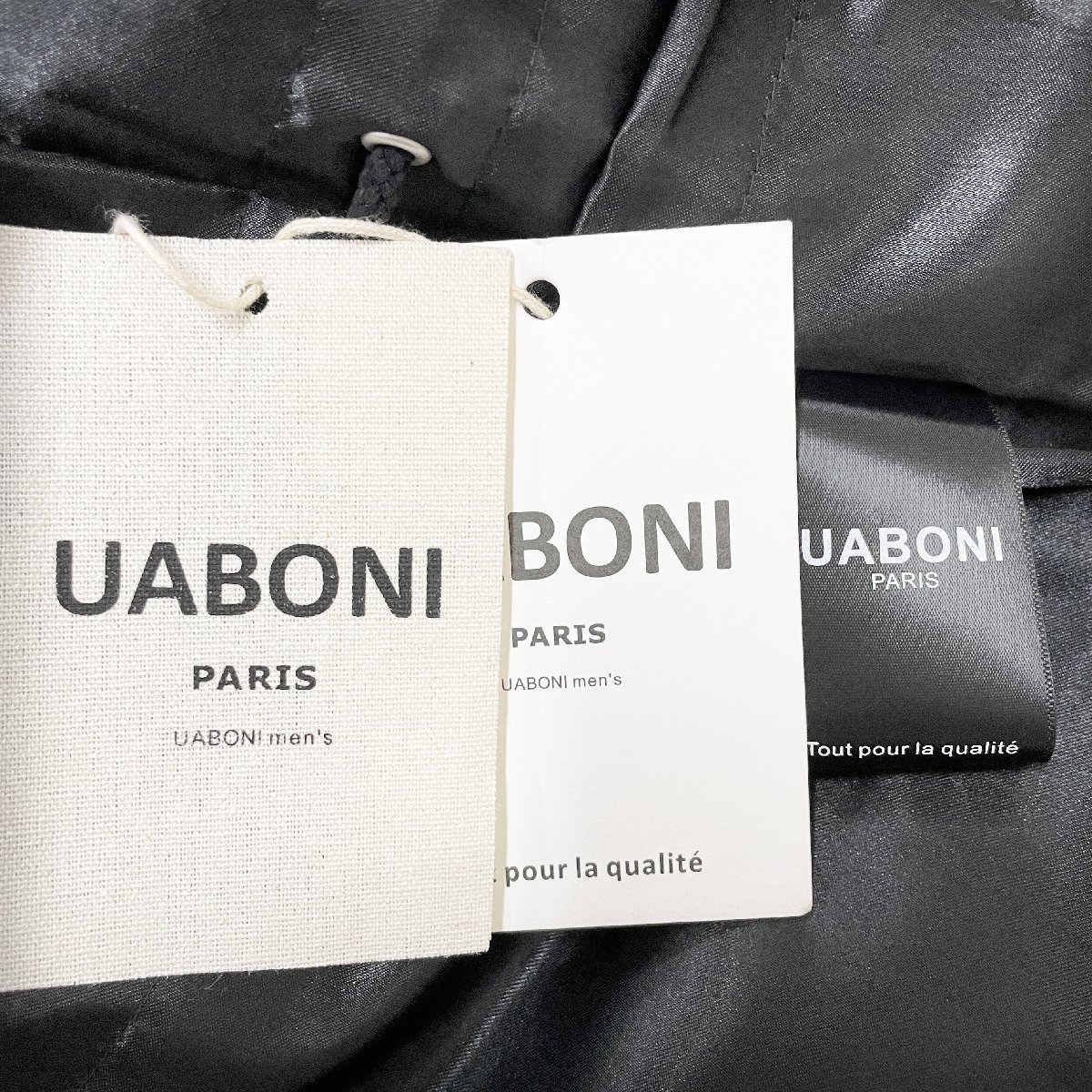 新品】UABONI レザージャケット フランス 最上級牛革 XL ベッカム愛用