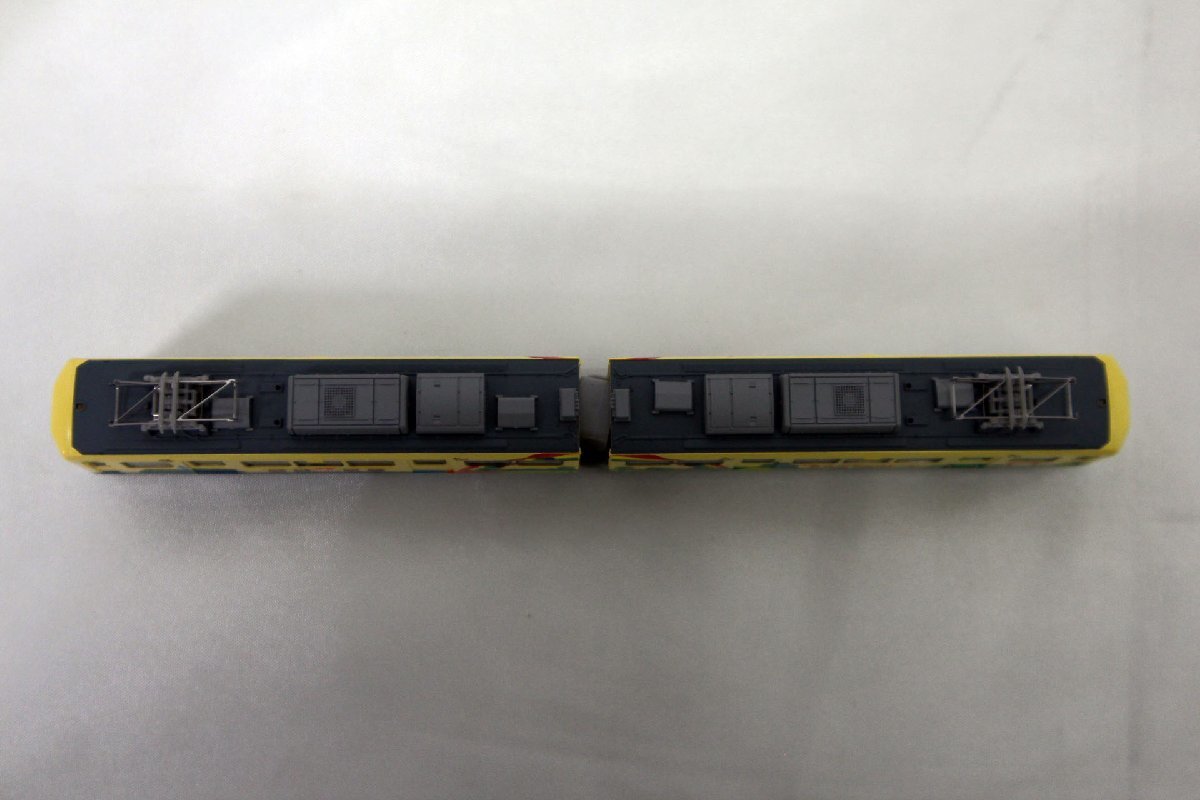 □中古品□※カビあり MODEMO Nゲージ NT47 江ノ島電鉄 1500形 明治製菓