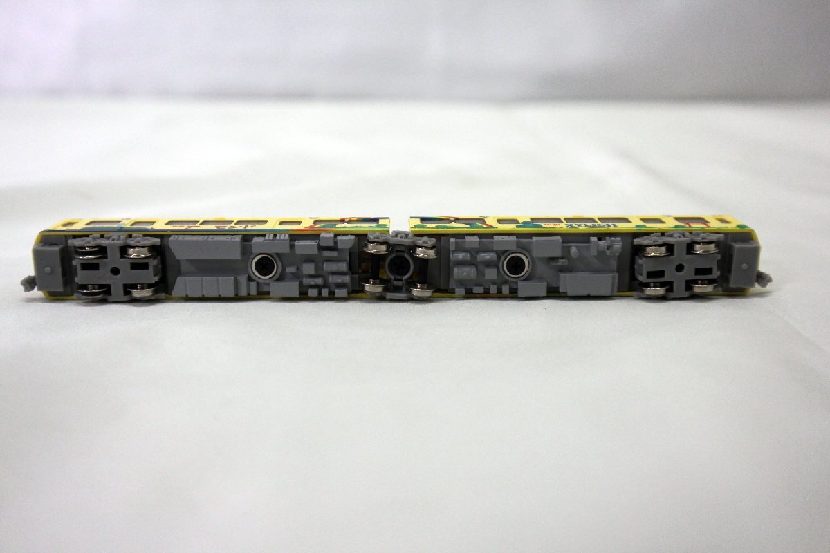 □中古品□※カビあり MODEMO Nゲージ NT47 江ノ島電鉄 1500形 明治製菓