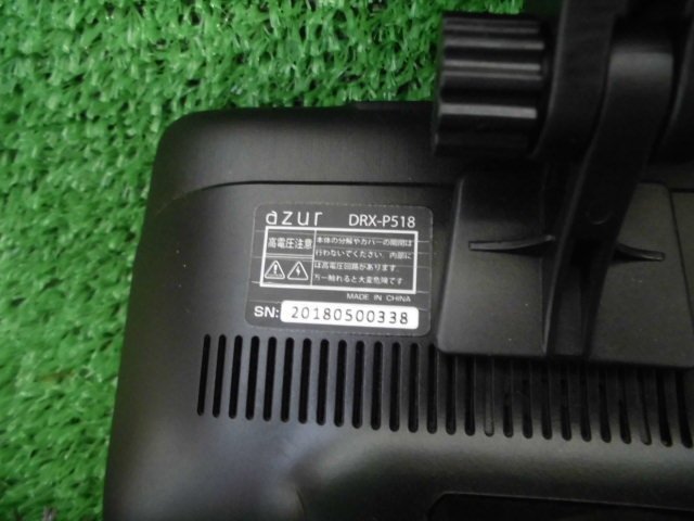 328924★AZUR アズール【DRX-P518】ドライブレコーダー ドラレコ★microSDカード(16GB)★電源OK