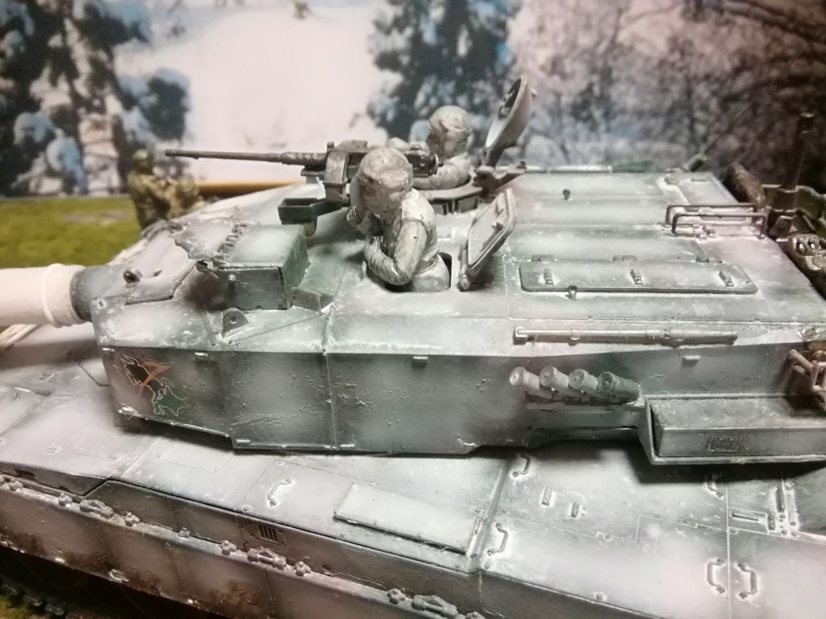 タミヤ1/35 90式戦車冬季仕様 第71戦車連隊第4中隊 サスペンション可動 タミヤ1/35 90式戦車冬季仕様 第71戦車連隊第4中隊 サスペンション可動