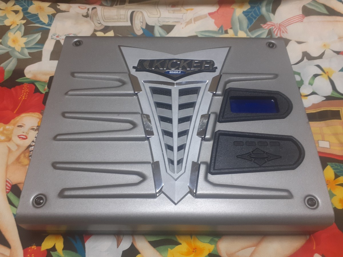 451 DSP付ハイファイ2chアンプ KICKER フラッグシップSXシリーズ400.2 他も多数出品中 キッカー アメリカンハイファイ 32bitDSP