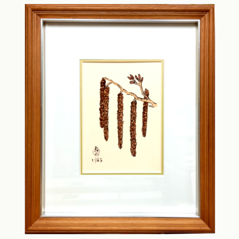 赤字超特価,驚きの破格値,HOT 【真作保証】☆坂本直行☆「白樺」水彩画 八ツサイズ
