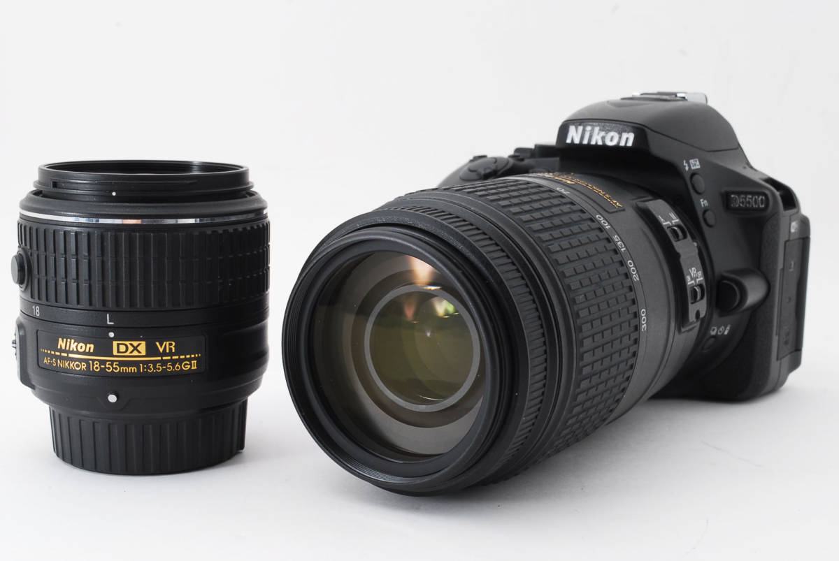 □ほぼ新品□ ニコン Nikon D5500 ダブルズームレンズキット 