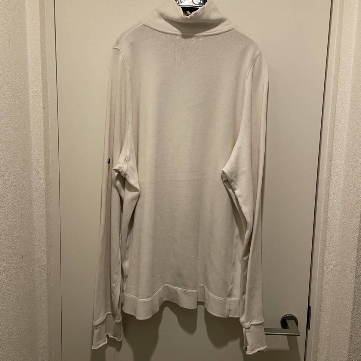90s Stone Island ハーフジップコットンニット massimo ostiデザイン 