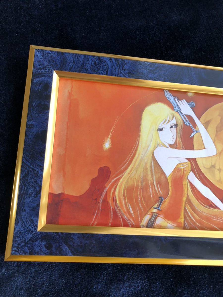 kj ☆額装品☆ 松本零士 セクシー 貴重イラスト2Lサイズ額入り