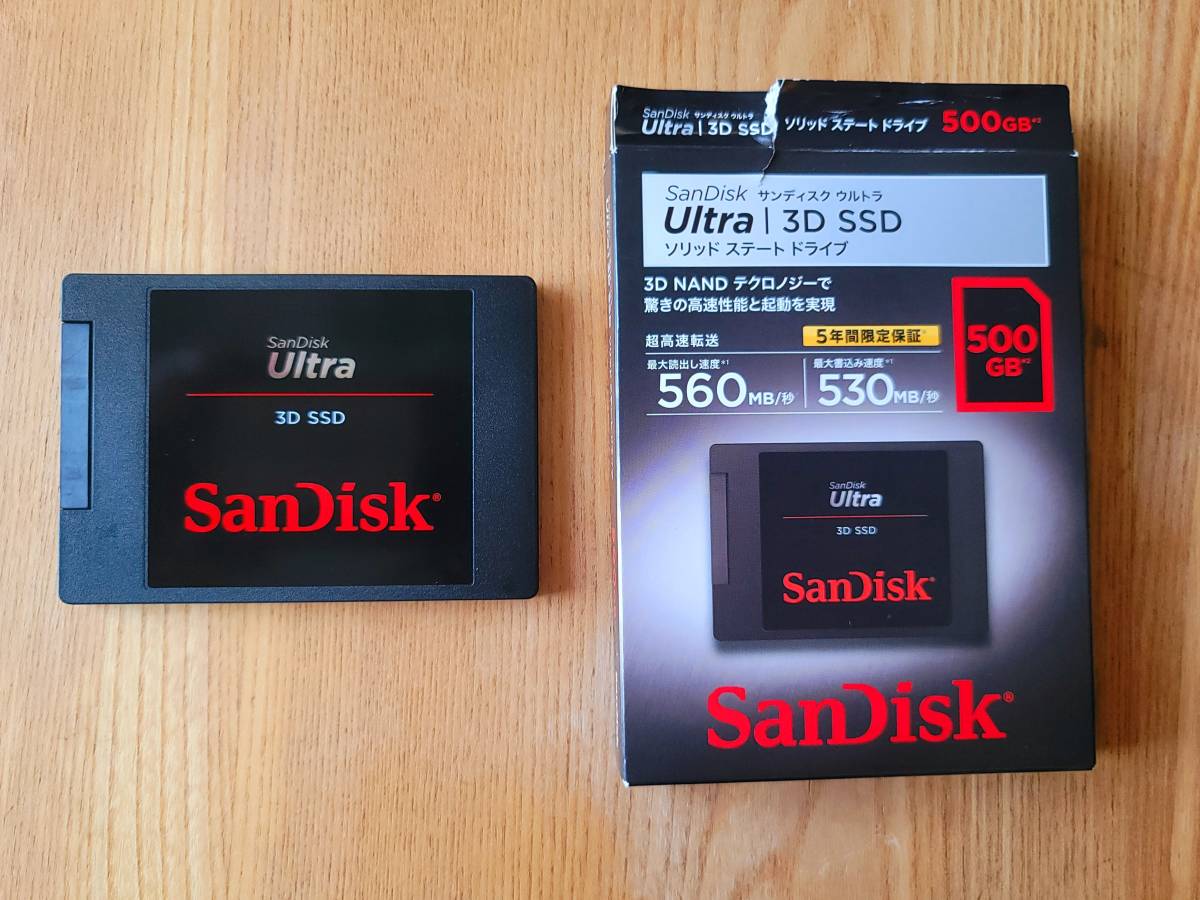 3D SSD SanDisk Ultra ウルトラ 1TB - SANDISK SDSSDH3-1T00-J26 