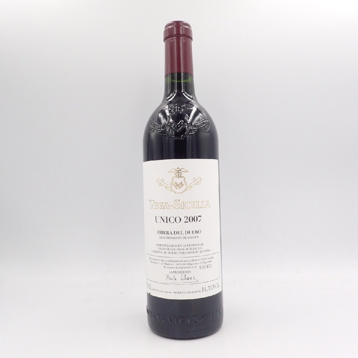 ヴェガ シシリア ウニコ 2007 750ml 14.5% VEGA SICILIA【E2】
