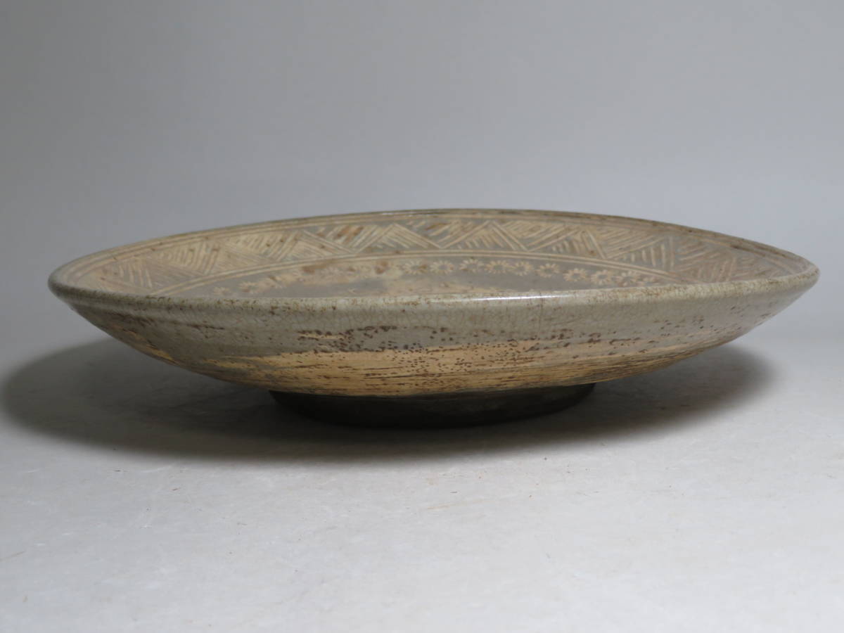 御本着彩鶏鉢 五代 清水六兵衛（作） 共箱