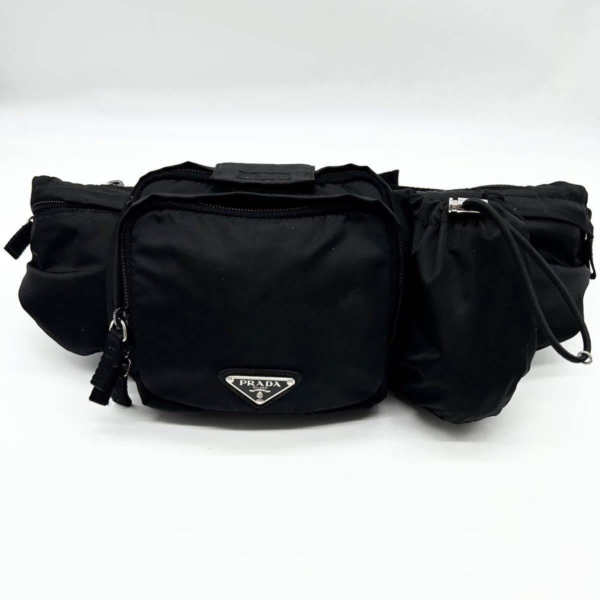 1円○極美品○PRADA プラダ ボディバッグ ウエストポーチ 1円○極美品○PRADA プラダ ボディバッグ ウエストポーチ