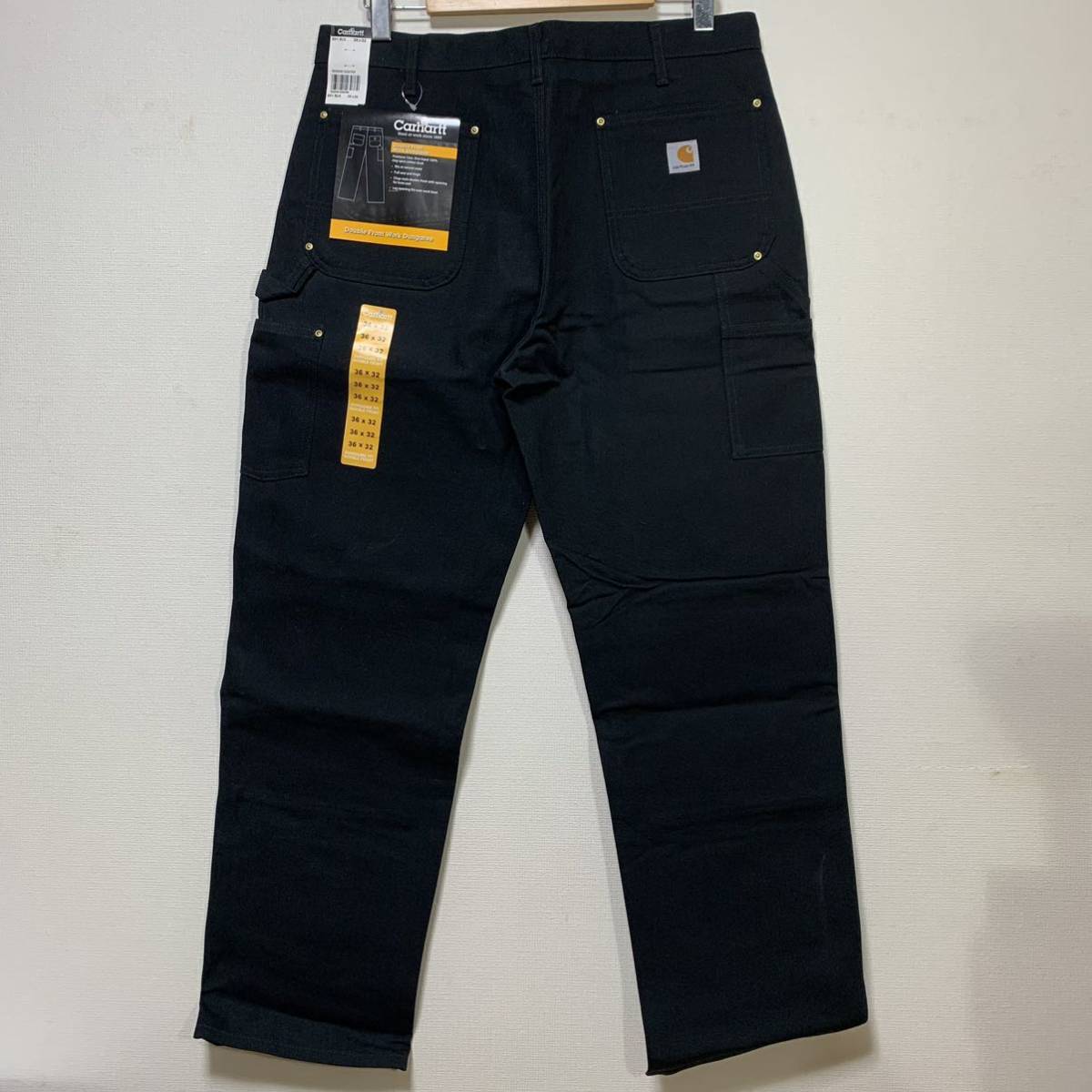 h27 90s デッドストック アメリカ 製 carhartt ダック地 ペインター ダブルニー ワーク パンツ 36 × 32 カーハート USA deadstock vintage