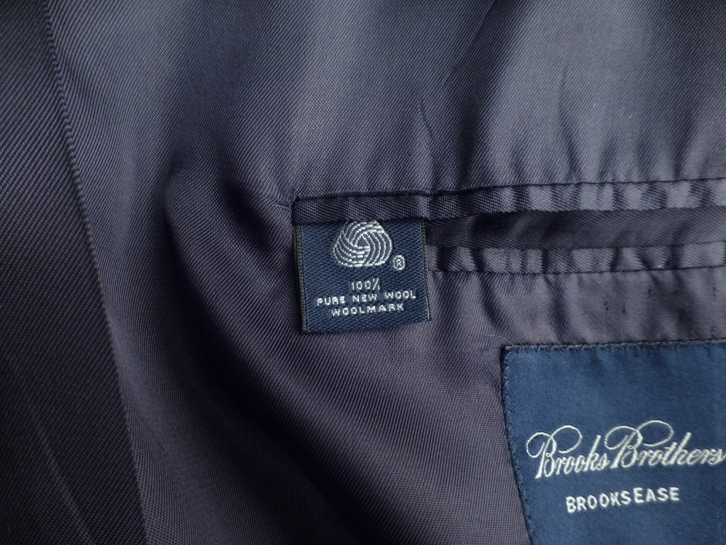 ◇BROOKS BROTHERS ブレザー 48L 美品 紺 キングサイズ 秋冬