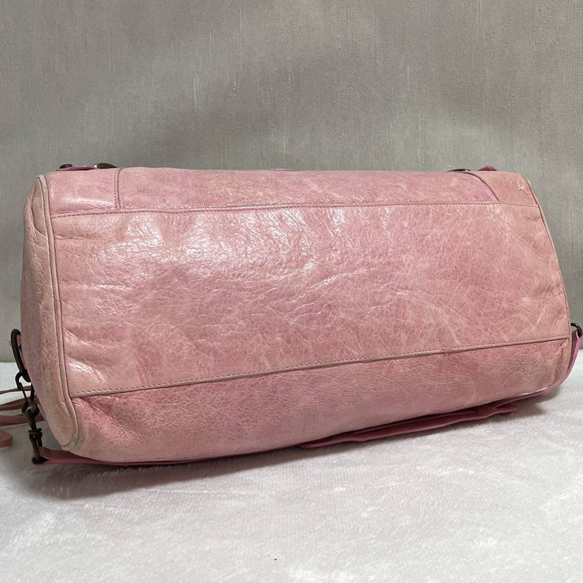 1円 BALENCIAGA バレンシアガ 2way ザ ツィギー レザー 2way 
