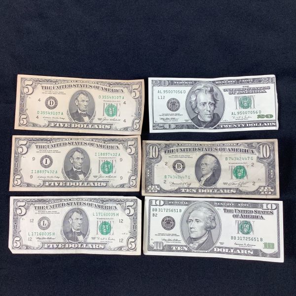 D4101【外貨】　アメリカ ドル　紙幣　硬貨 70＄以上まとめ アメリカ通貨「紙幣($)が6種類・硬貨(¢)が4種類」の覚え方！紙幣 アメリカ アメリカの紙幣と硬貨について｜meiyouji