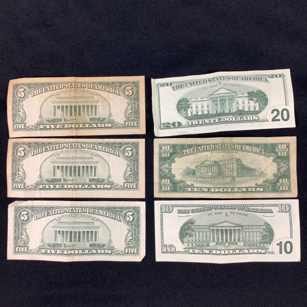 D4101【外貨】　アメリカ ドル　紙幣　硬貨 70＄以上まとめ アメリカ通貨「紙幣($)が6種類・硬貨(¢)が4種類」の覚え方！紙幣 アメリカ アメリカの紙幣と硬貨について｜meiyouji