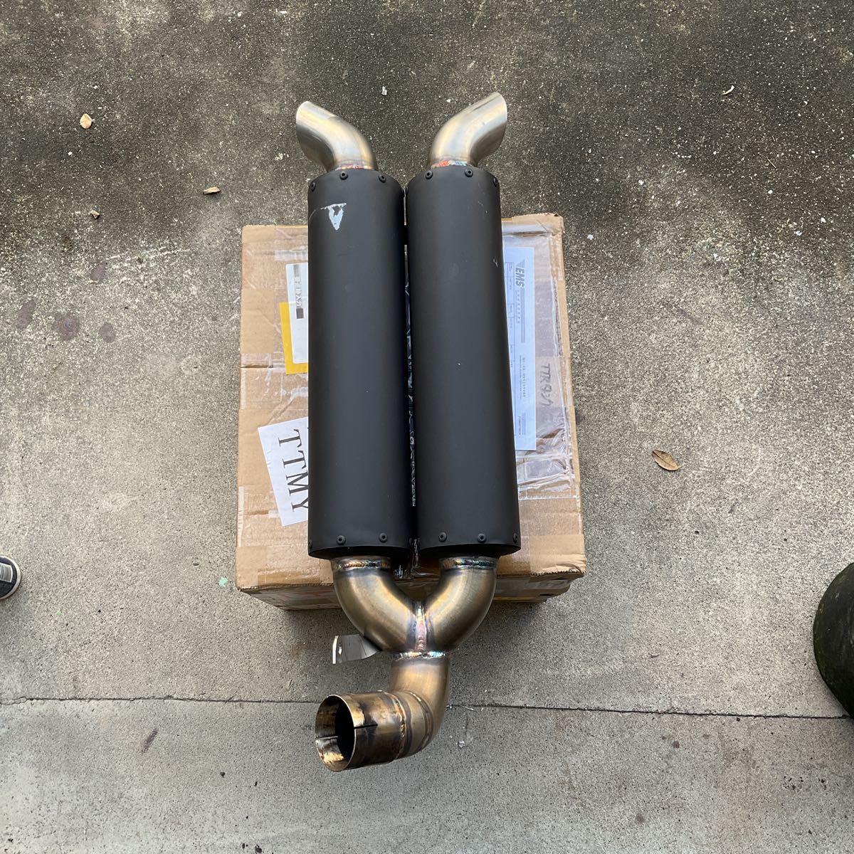 Buell XB12 9マフラーエキパイ約60パイ適合Baby Face中古 V11 Buell